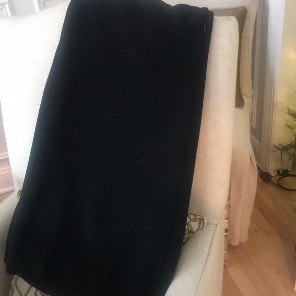 Black gaucho pants